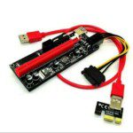 رایزر گرافیک تبدیل PCI EXPRESS X1 به X16 مدل 009s Black رنگ مشکی