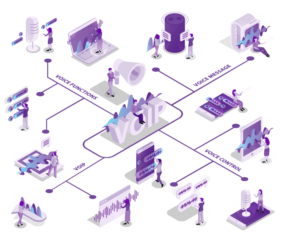 دیاگرام تلفن ویپ