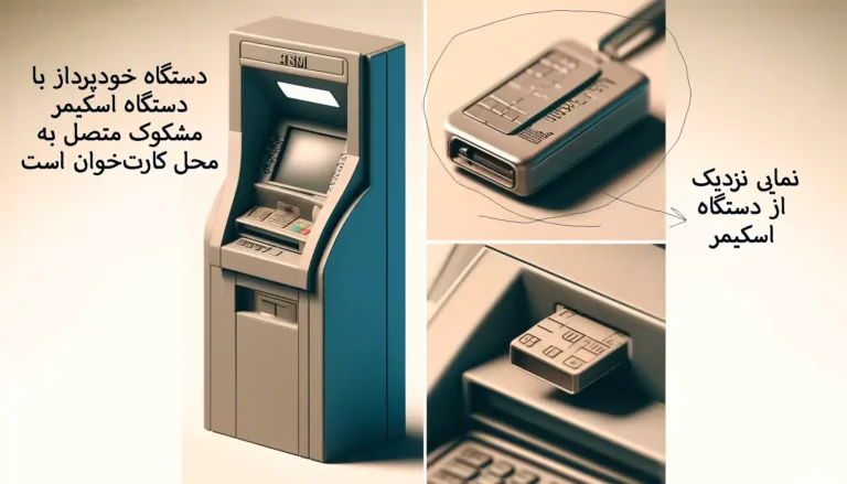 راهنمای جامع برای پیشگیری و مقابله با اسکیمرها و سرقت اطلاعات بانکی. نکات کلیدی برای شناسایی و حفاظت از اطلاعات مالی شما.