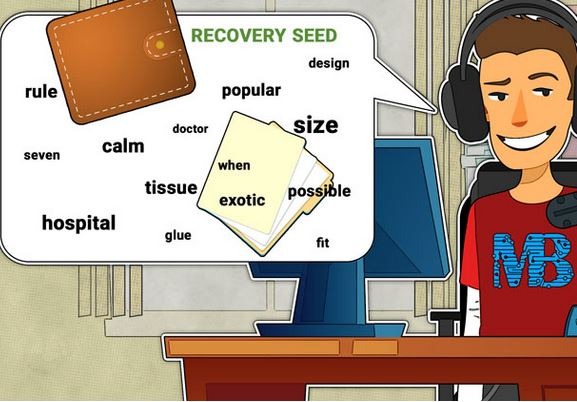 Recovery Seed عبارت بازیابی رمز عبور  Backup Phrase