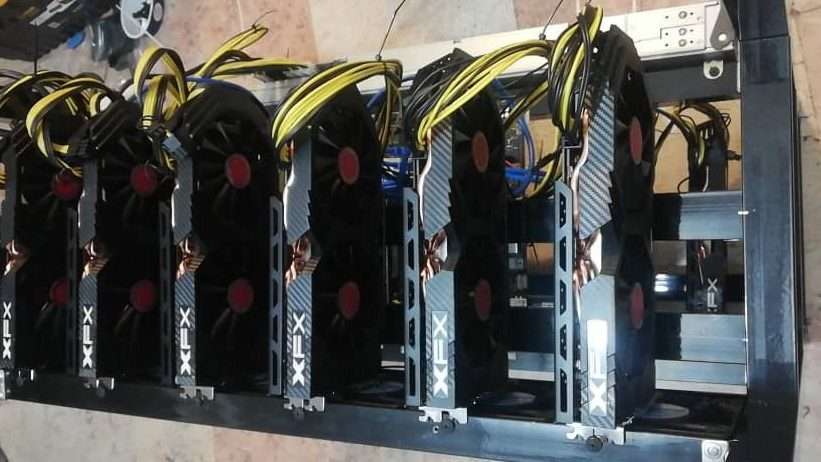 فروش ریگ ماینینگ AMD Radeon rx 580 برای استخراج ارز با هشریت خوب و درآمد دلاری