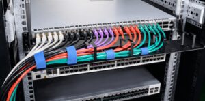 آرایش رک شبکه با پچ پنل