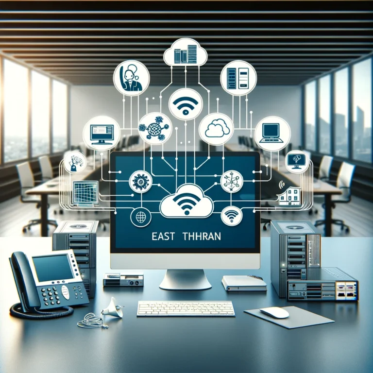 خدمات پشتیبانی شبکه و IT در شرق تهران با ارائه راهکارهای امنیتی، ویپ، کابل‌کشی، مجازی‌سازی و ارتباط بین دفاتر، بهبود کارایی کسب‌وکارها را تضمین می‌کند.