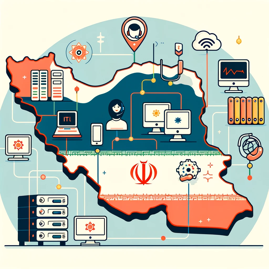 ارائه خدمات IT و پشتیبانی شبکه در غرب ایران، شامل کرمانشاه، ایلام، کردستان، همدان، لرستان و سایر شهرها با تمرکز بر امنیت، پشتیبانی اضطراری و زیرساخت‌های قوی.