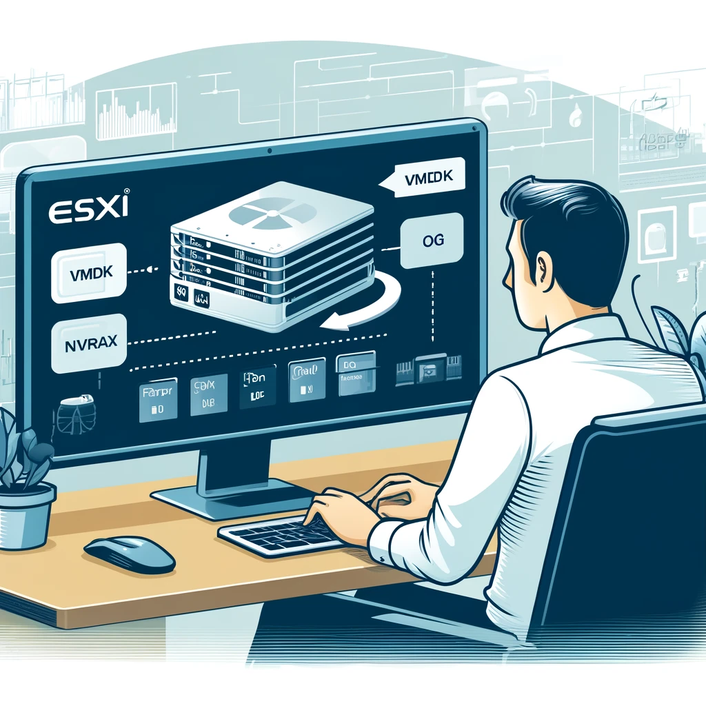 "بازیابی فایل‌های ماشین‌های مجازی در ESXi به‌صورت عملی با استفاده از ابزارهای VMware و Veeam Backup و دستورات ESXi Shell. روش‌های جامع و کاربردی برای مدیریت و بازیابی