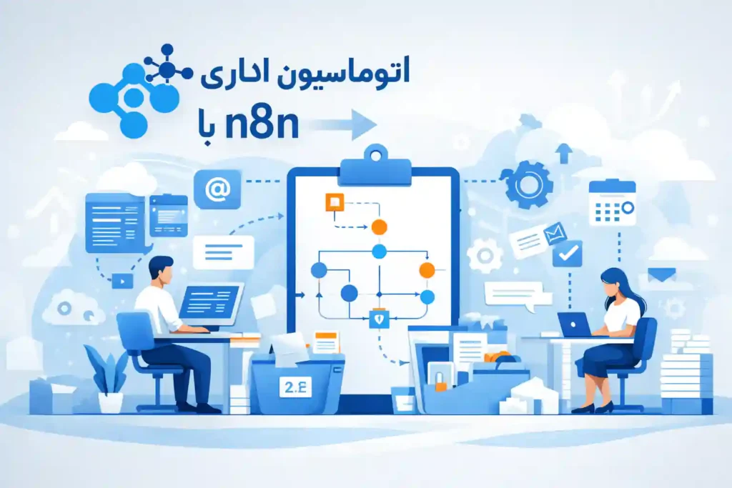 خدمات اتوماسیون n8n امداد شبکه